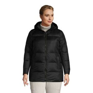NWOT Lands' End Women's Wide Channel Down Jacket Size XSmall Petite Black